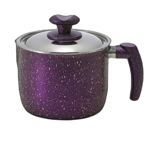Granite milk pot purple 16