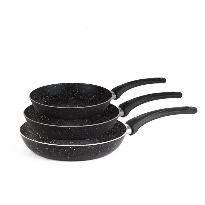 Granite classic frying pan set 3pcs + one set free