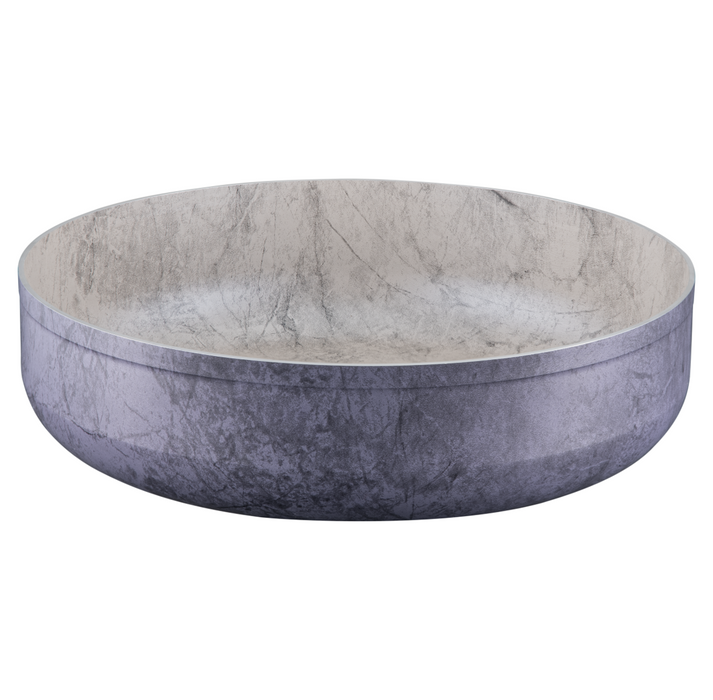Designo Round oven tray purple