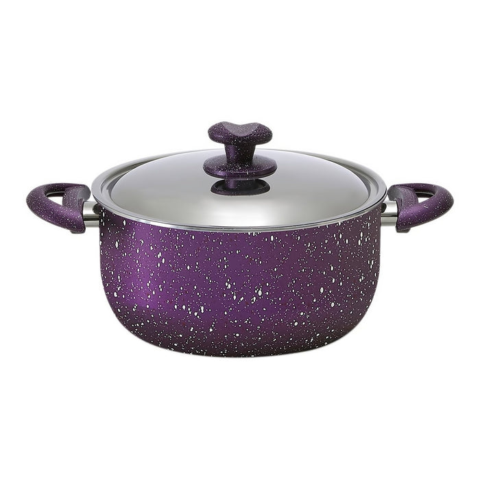 Granite pot purple