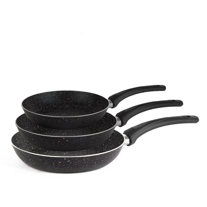 Set of 3 pcs frying pan granite classic 16,20,24