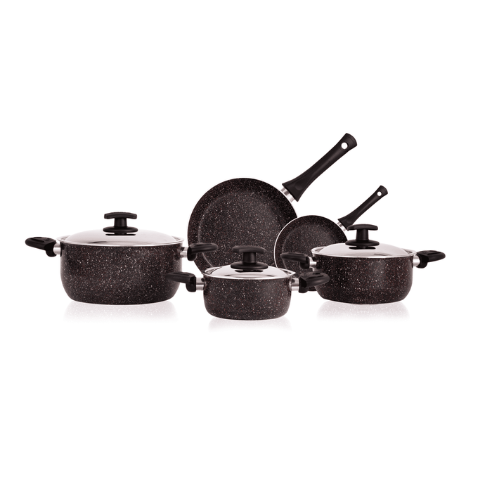 Granite classic set 8 PCS black