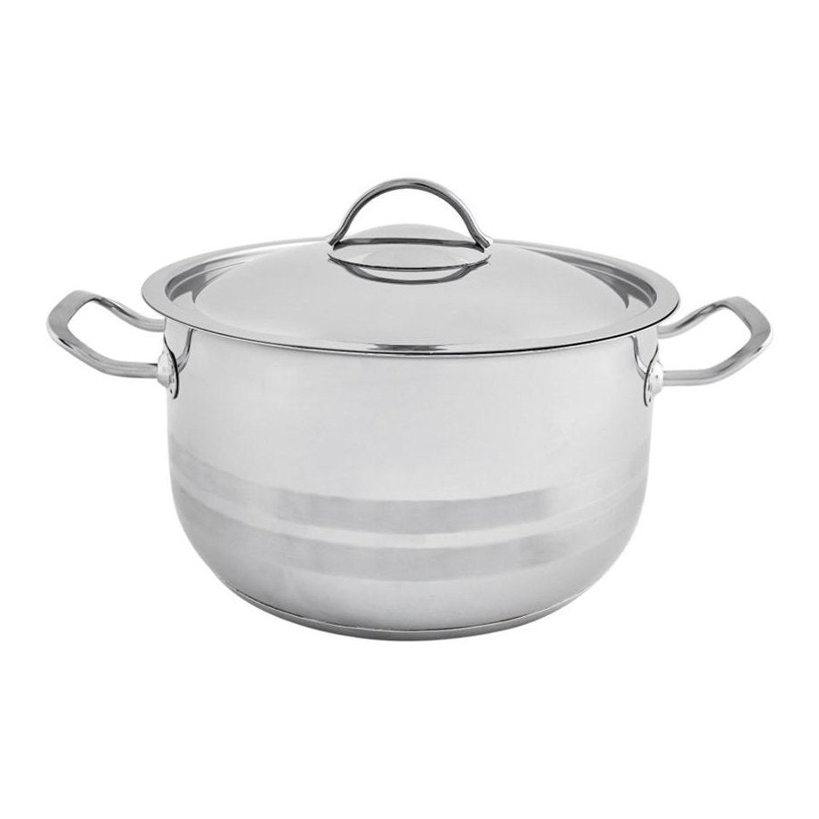 lines stainless steel pot 40