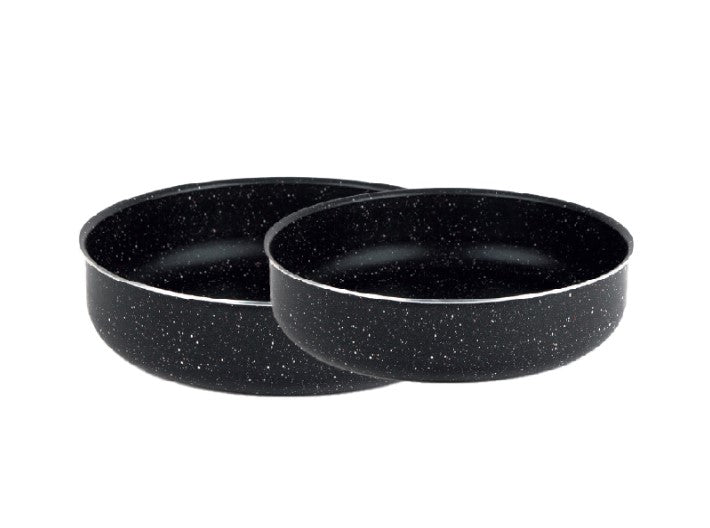 Set of 2 pcs trays granite classic