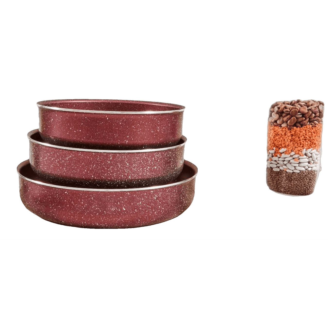 Granite plus oven tray set 3 pcs