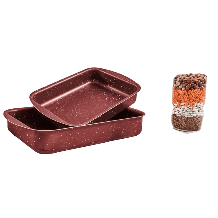 Granite plus oblong set 2 pcs